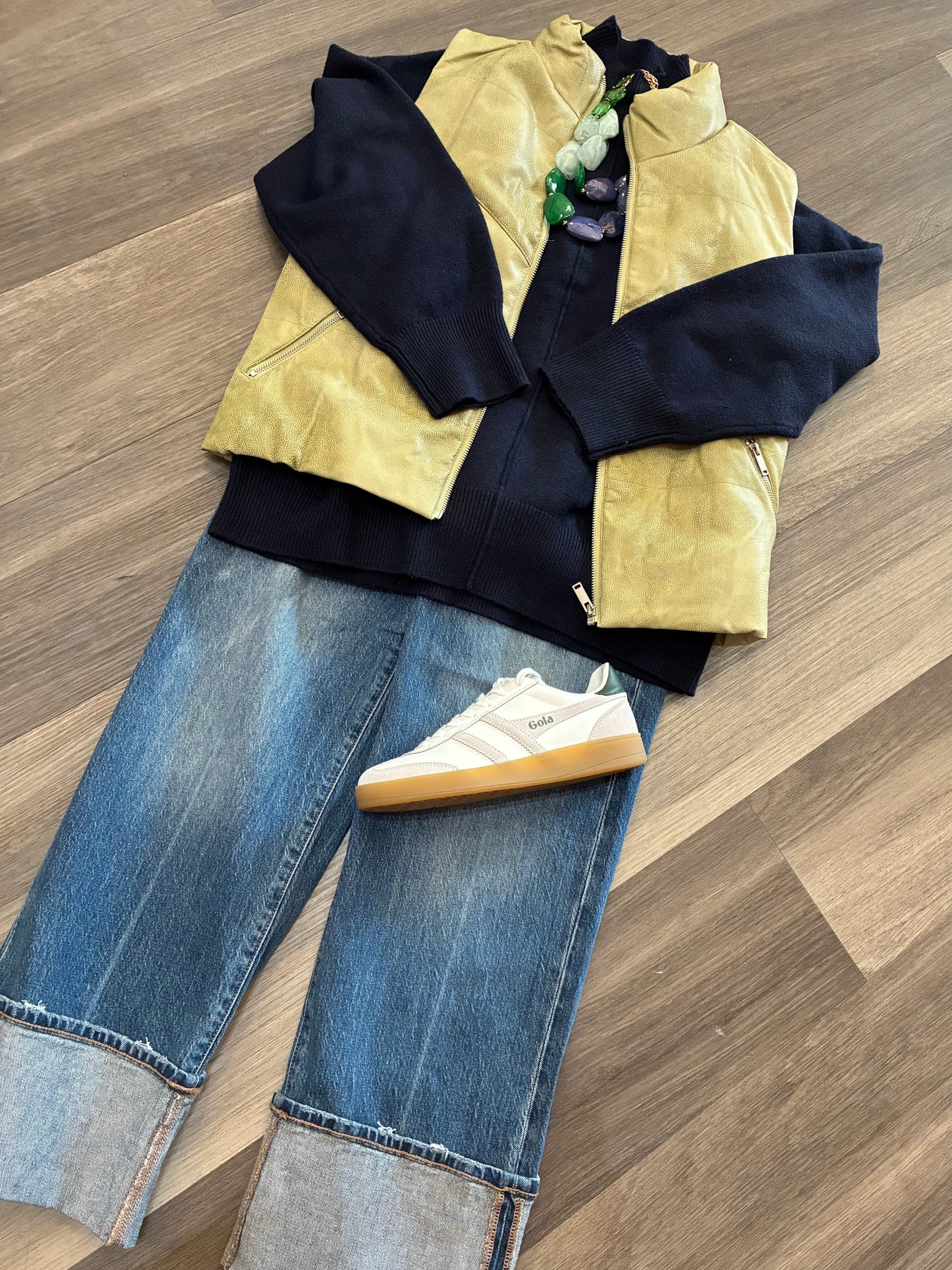 Amelia Vest in Light Green