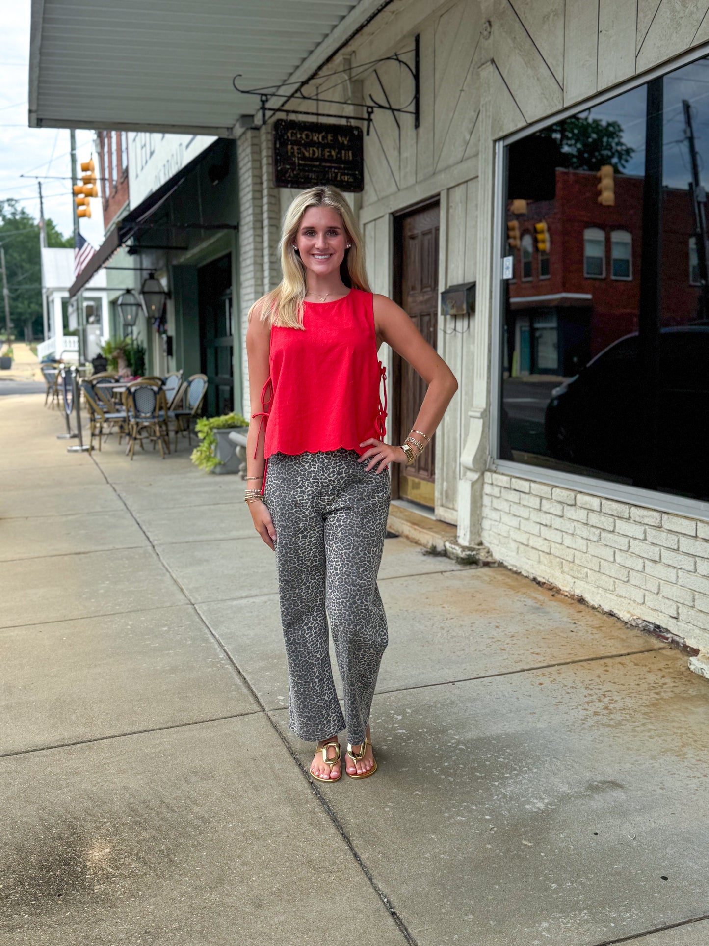 Macy Top in Red