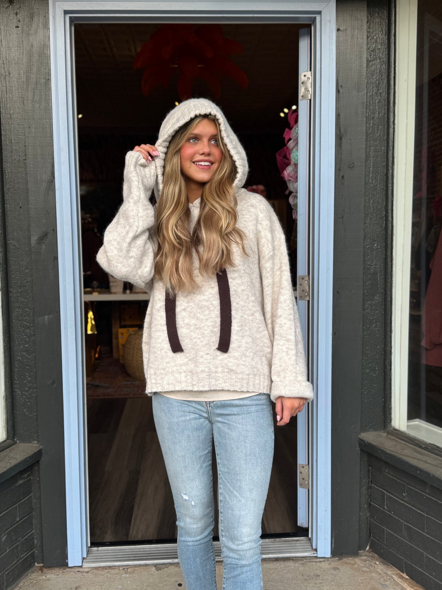 Madison Sweater in Oatmeal