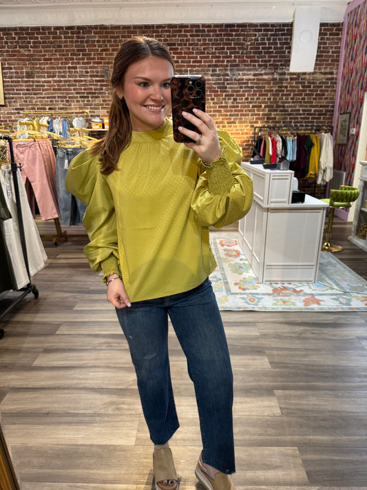 Abby Top in Lime