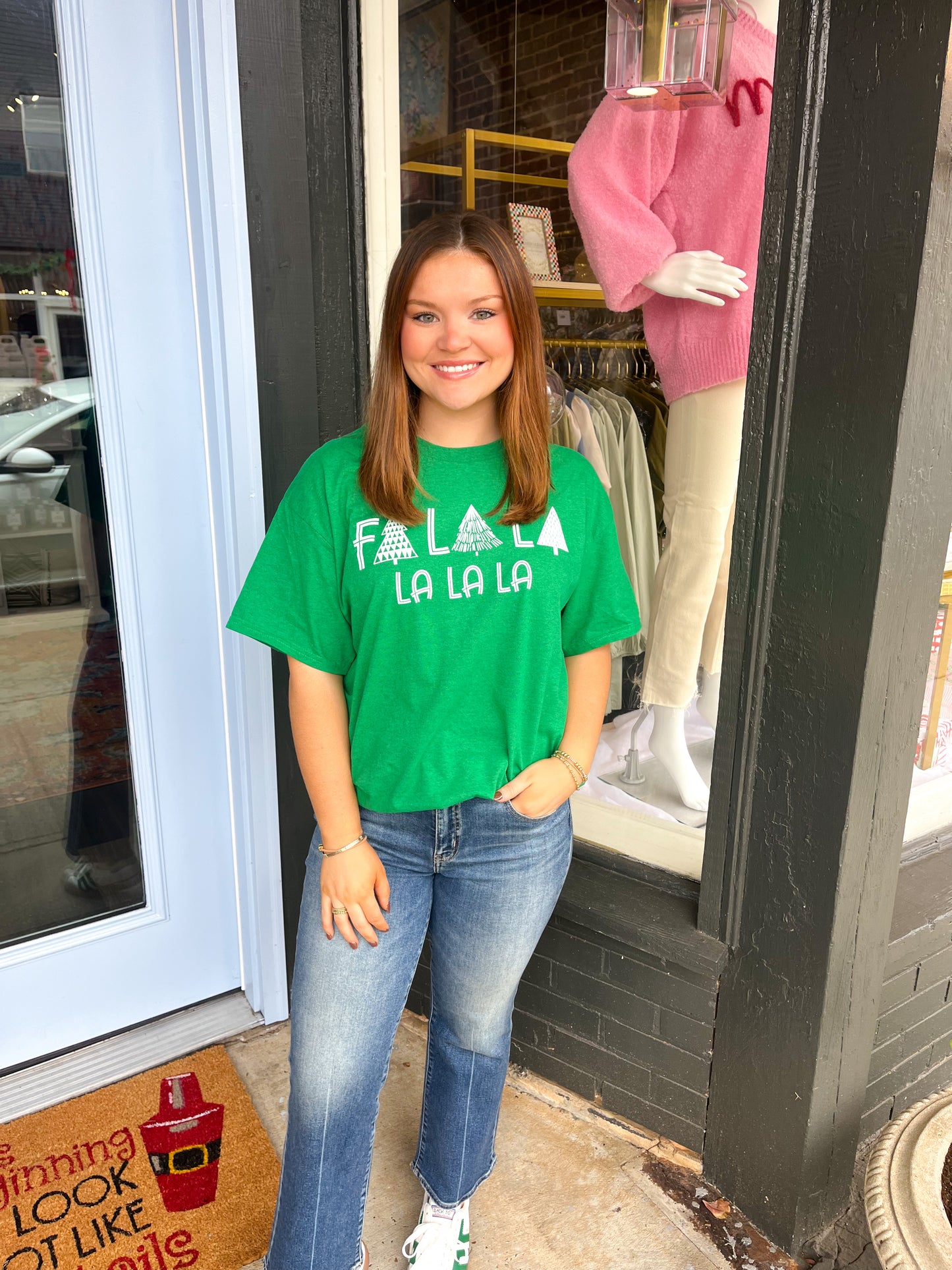 FA LA LA  Tee in Green