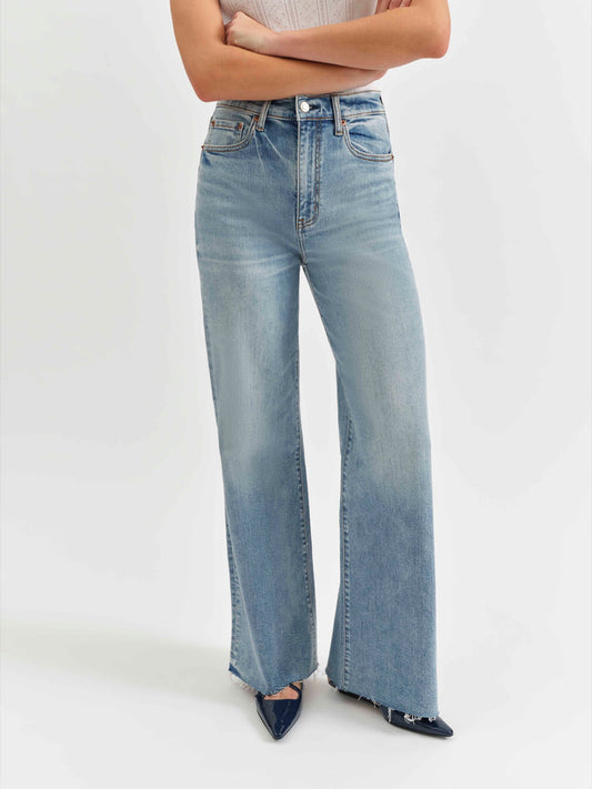 Far Out Wide Leg in Fools Gold