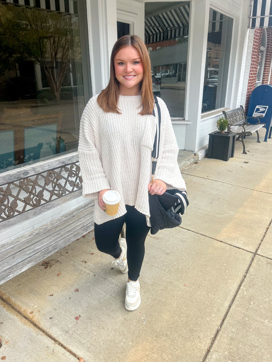 Libby Sweater in Ivory