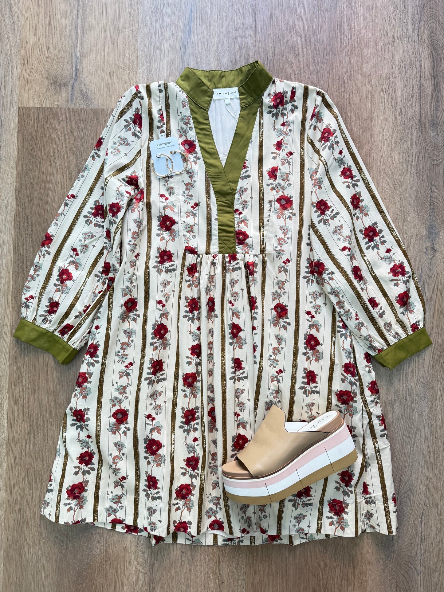 Mandy Mini in Olive Floral