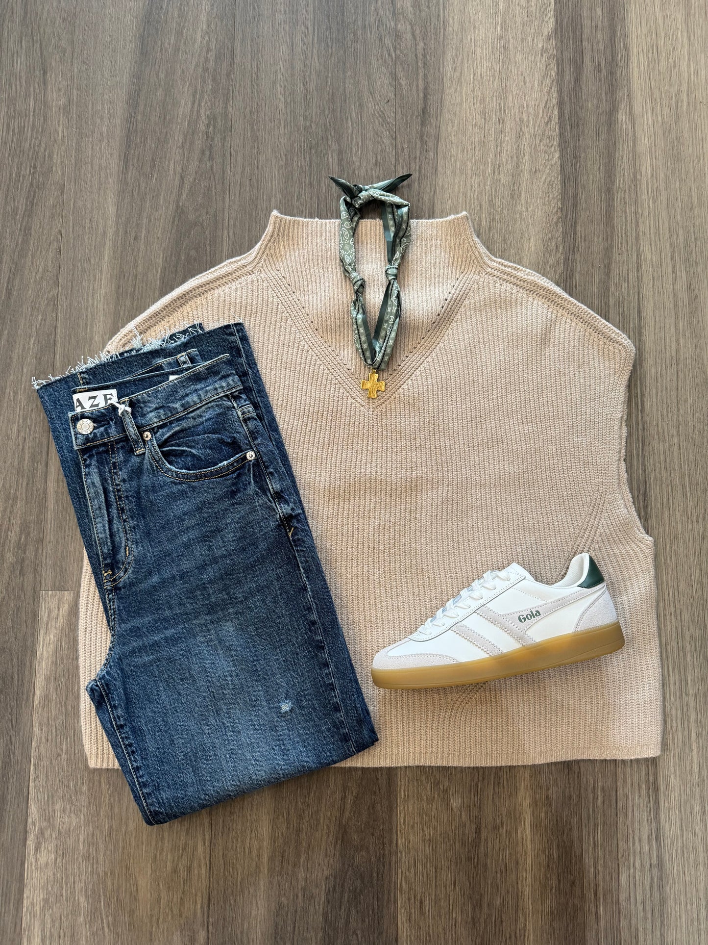 Mallory Sweater in Beige