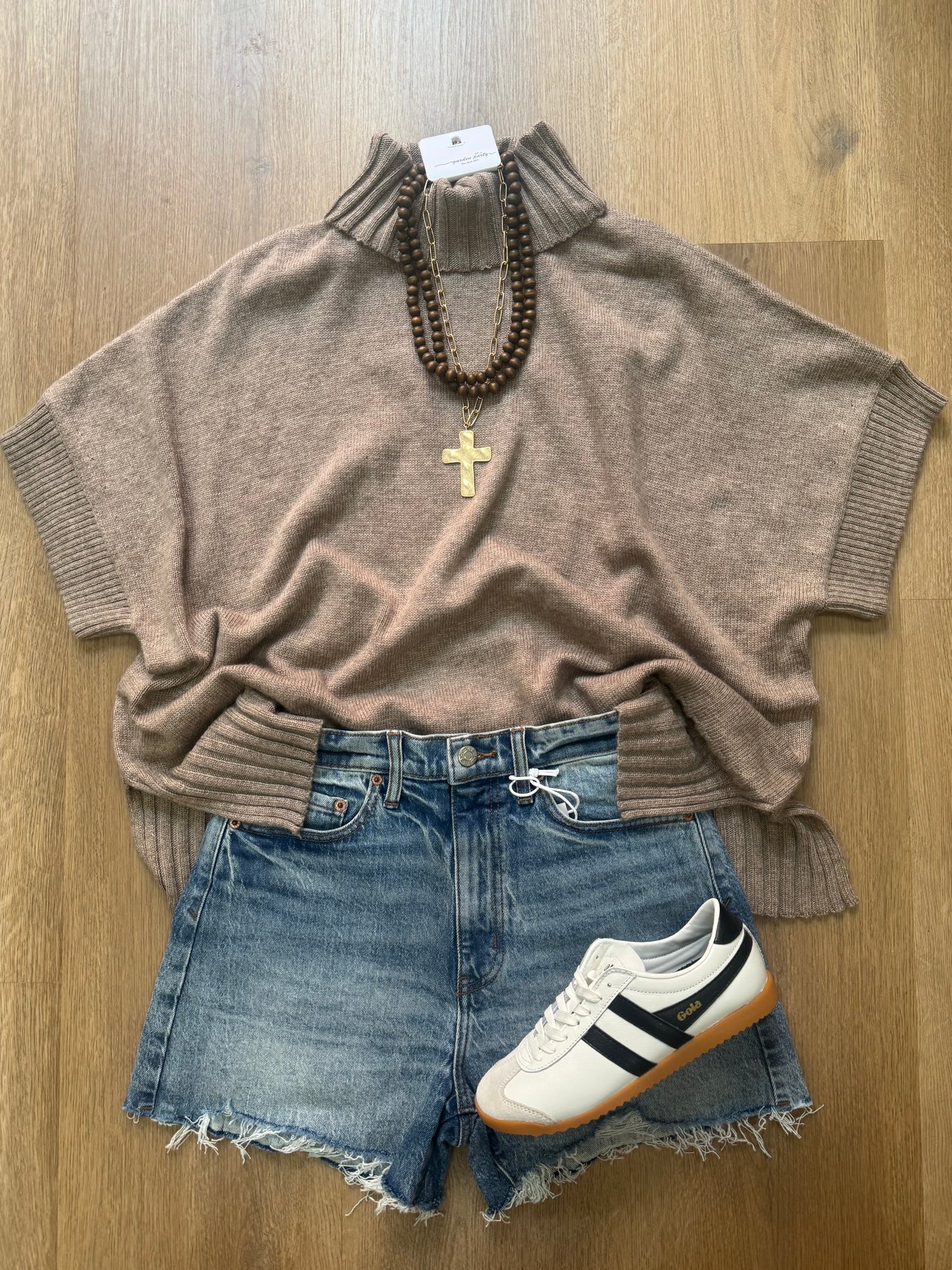 The Knockout high Rise Short in Thrill Vintage