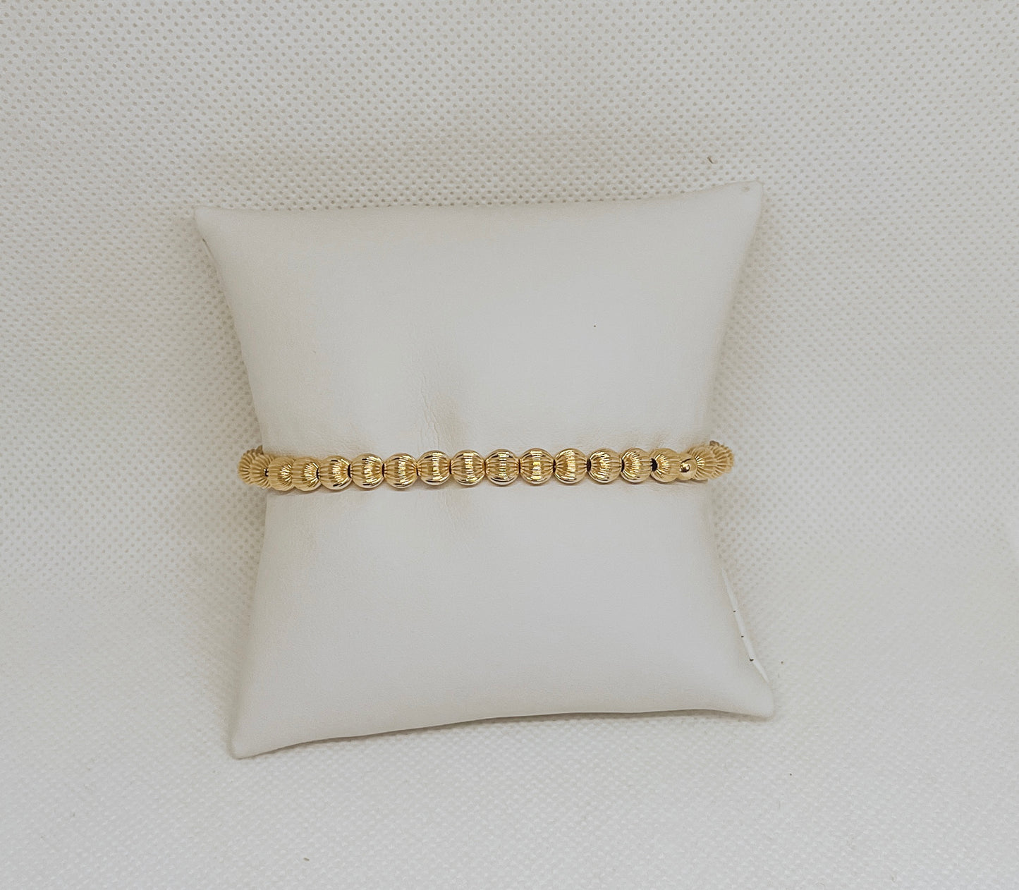 Sophie 5mm Gold Bead Bracelet