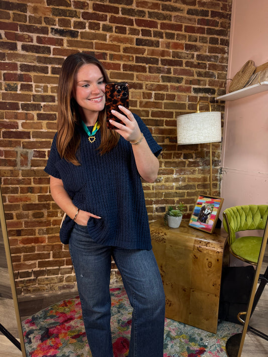 Lola Sweater in Navy