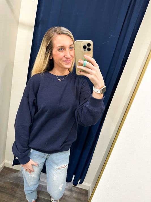 Ellen Sweatshirt in Navy