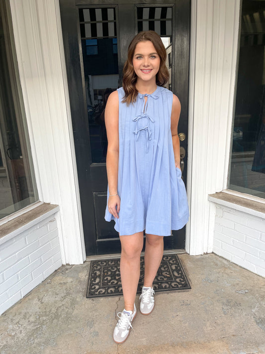 Elizabeth Dress in Chambray