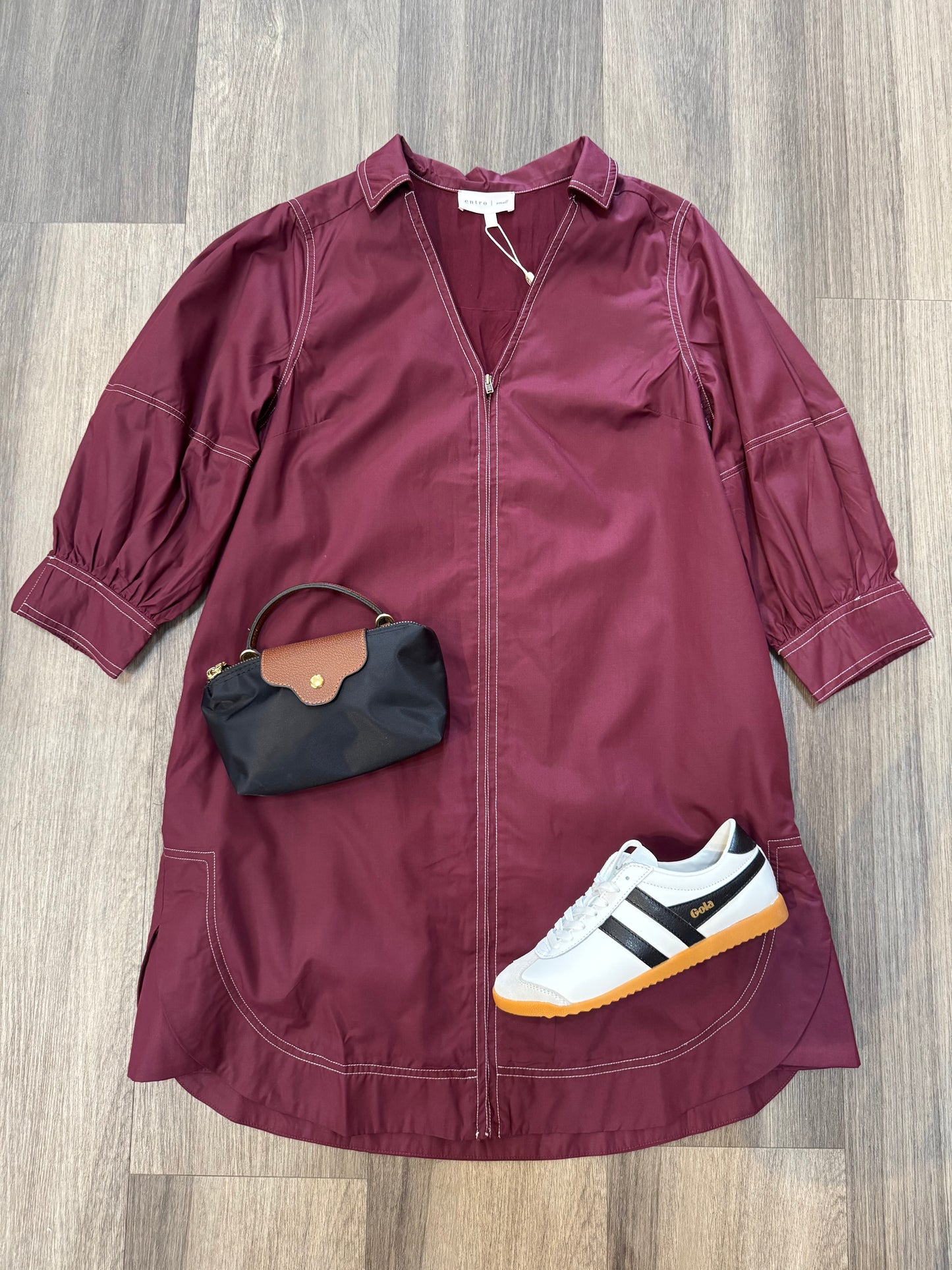 Rachel Mini in Burgundy