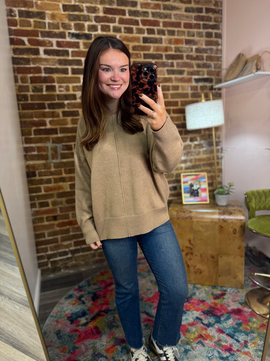 Stacy Sweater in Taupe