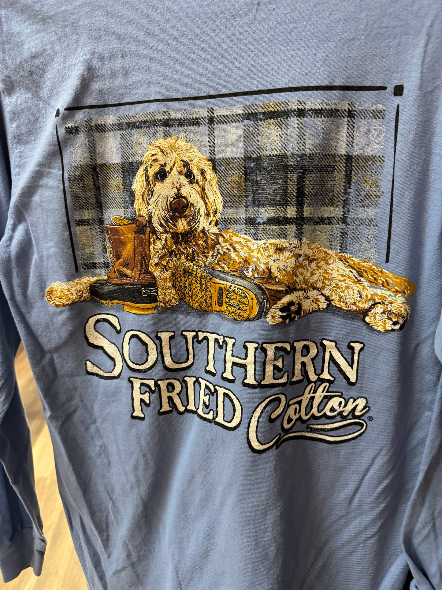 Golden Doodle Long Sleeve Southern Fried Cotton