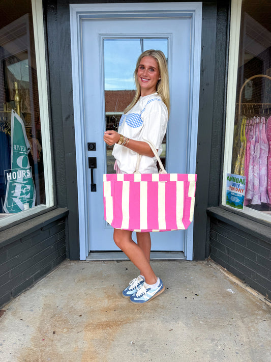 Cabana Stripe Durham Tote