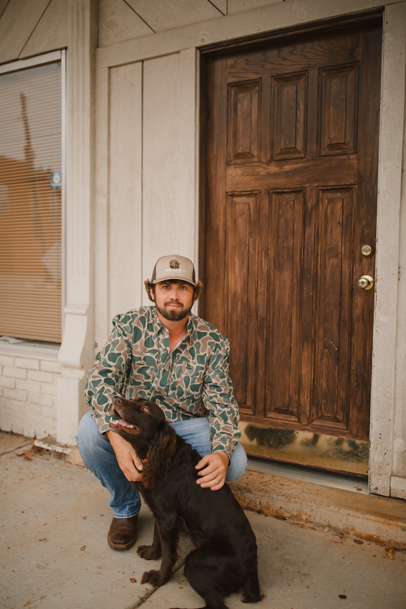 Roost Camo Corduroy Button down