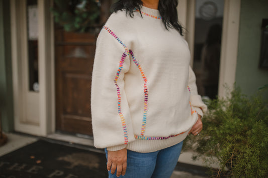 Katie Sweater in Cream