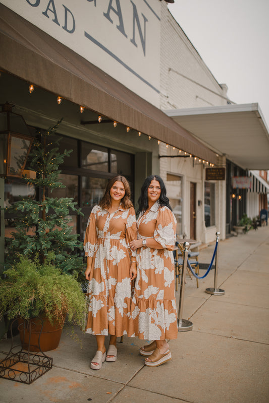 Danielle Dress in Camel