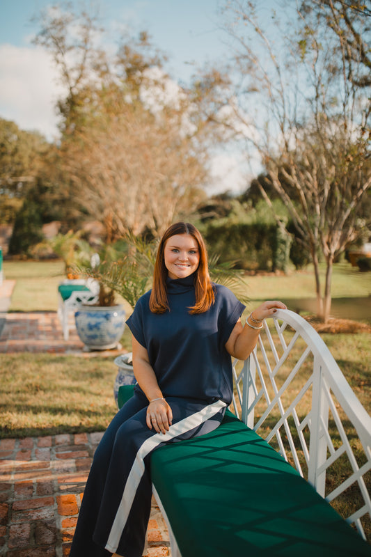 Remi Top in Navy