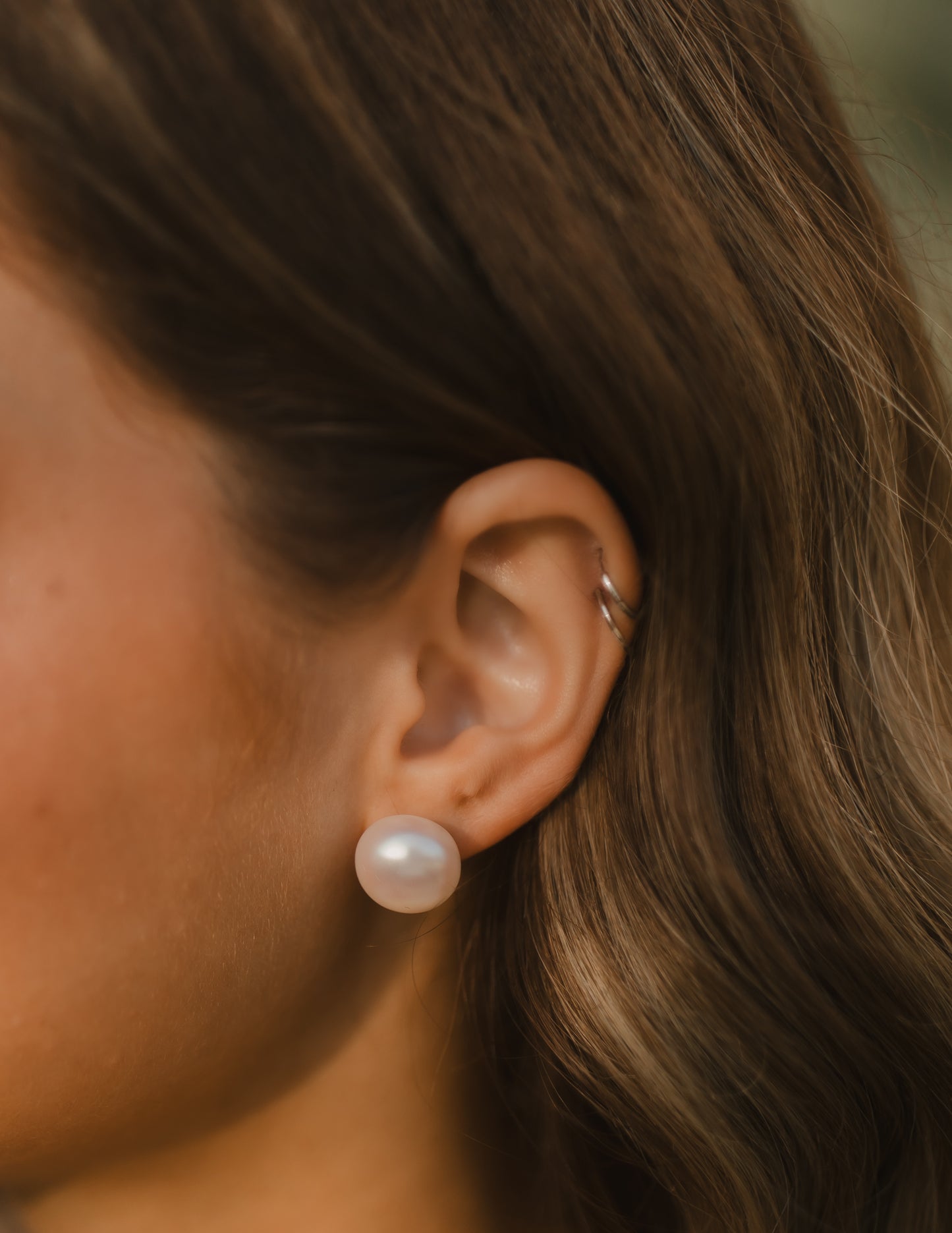 Faux Pearl studs