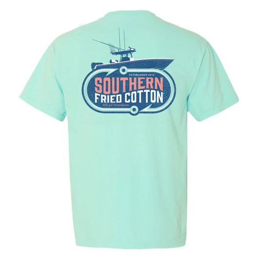 Southern Fried Cotton Off Shore T-shirt in Island Reef