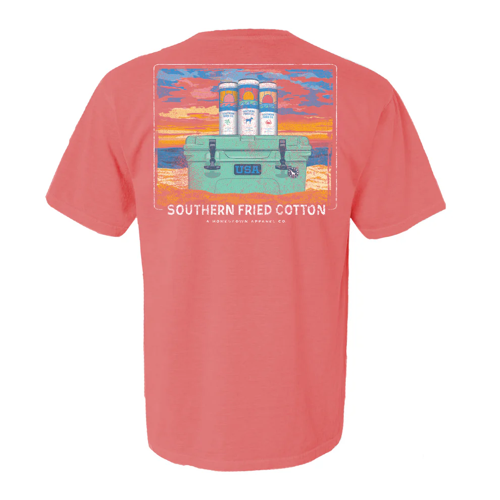 Southern Fried Cotton Sunsets & Seltzers T-shirt