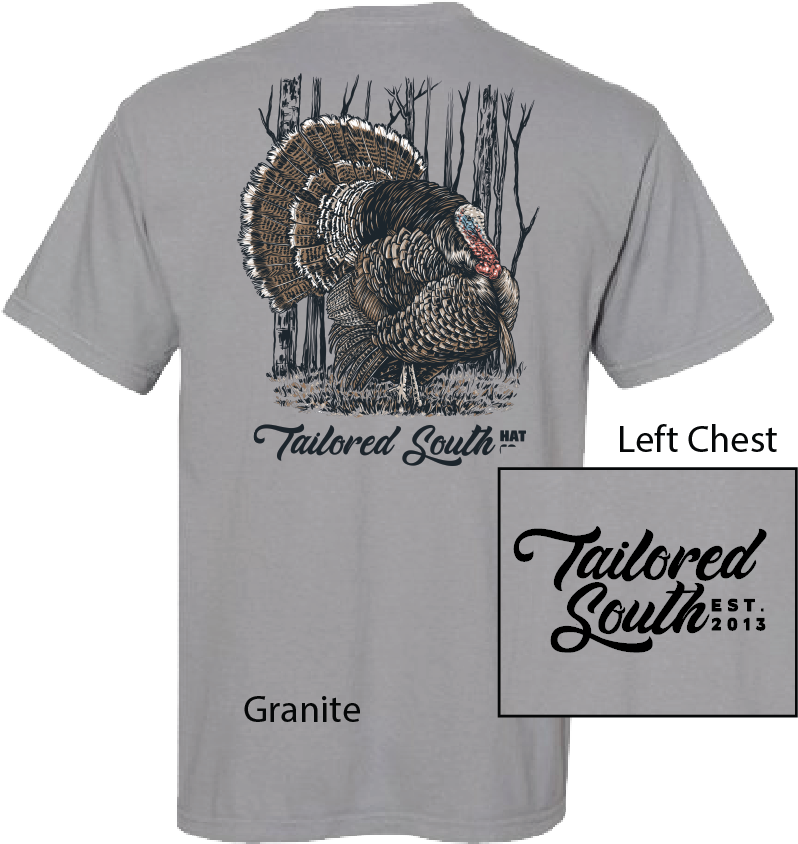 Turkey t-shirt - Granite