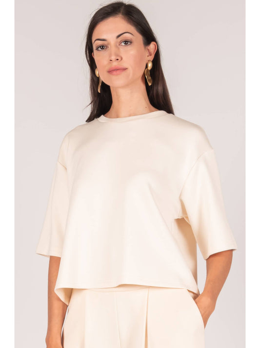 Beck Top in Eggshell