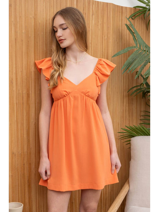The Mal Dress in Cantaloupe