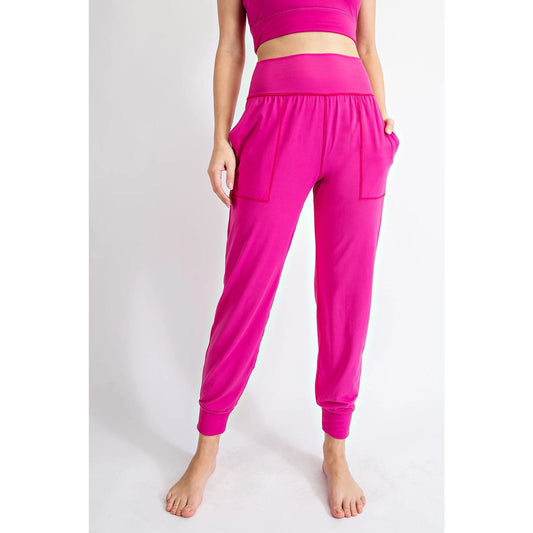 Sunday Joggers in Sonic Pink