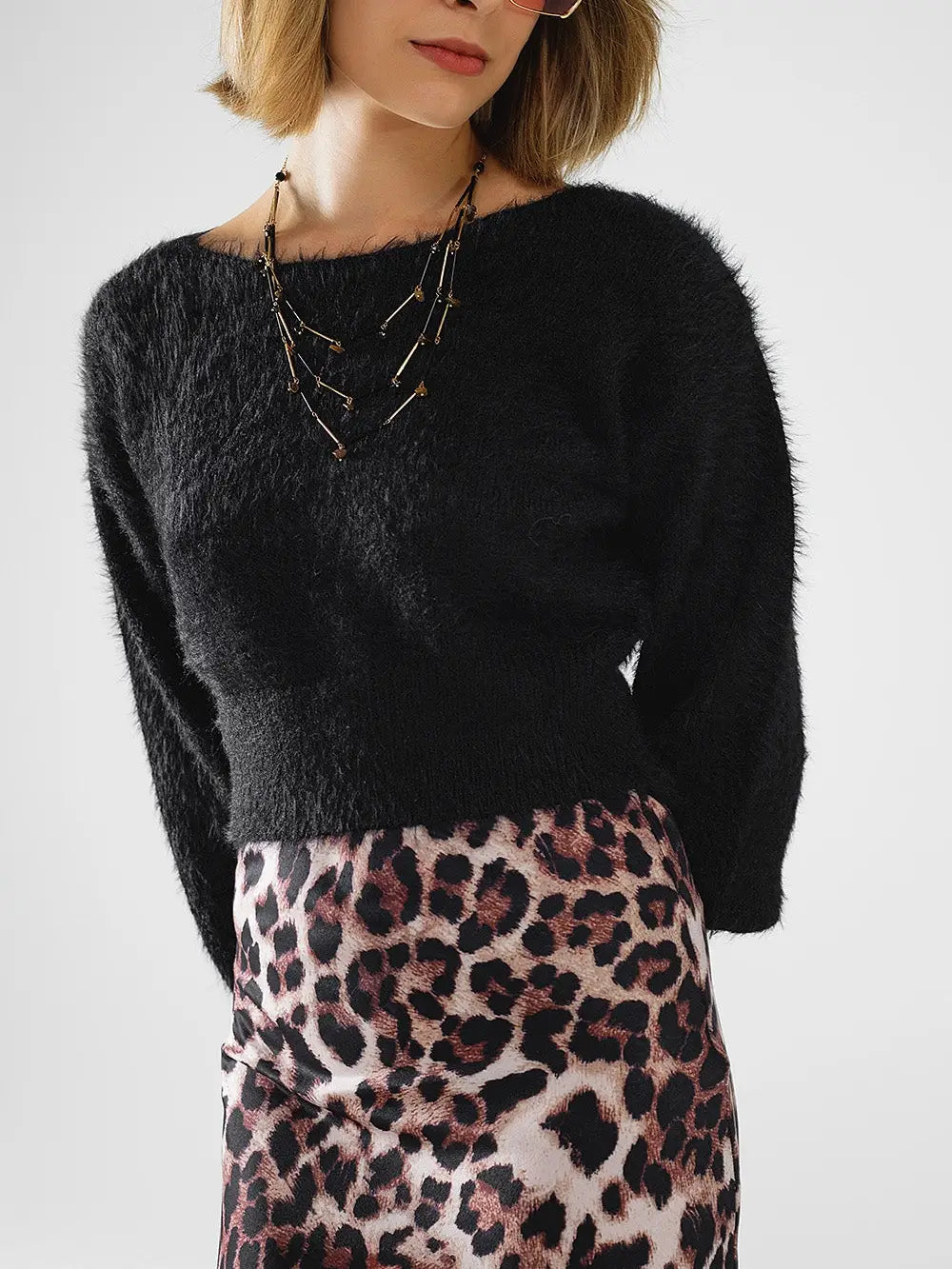 The Greta Sweater in Black