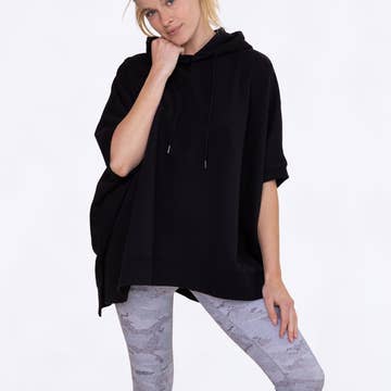 Sarah Oversized Hoodie in Black