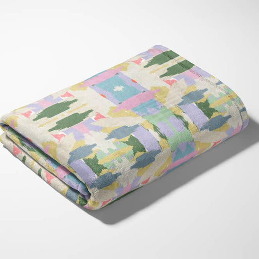 Minky Throw Blanket- Lilac