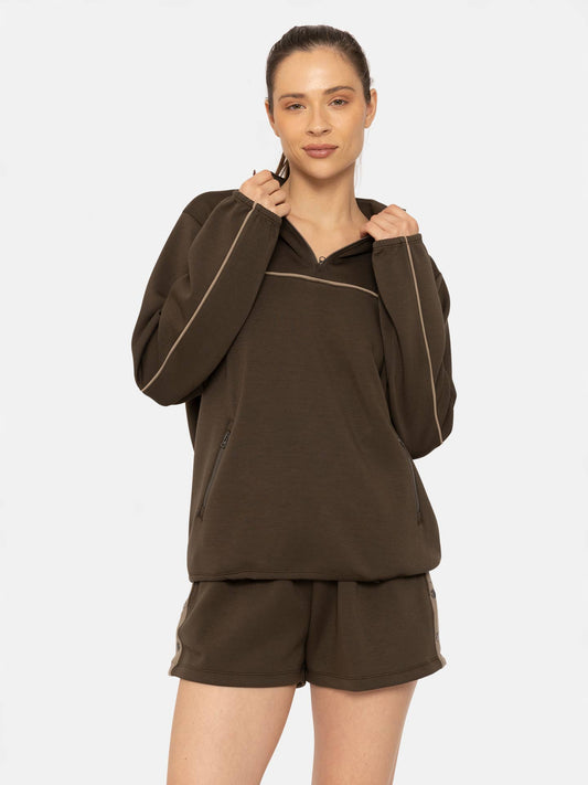 Stripe Scuba Pullover