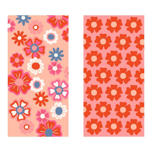 Flower Power Quick Dry beach towel