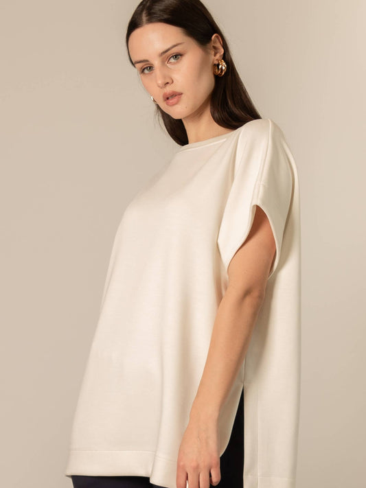 Butter Model Short Sleeve in Ivory