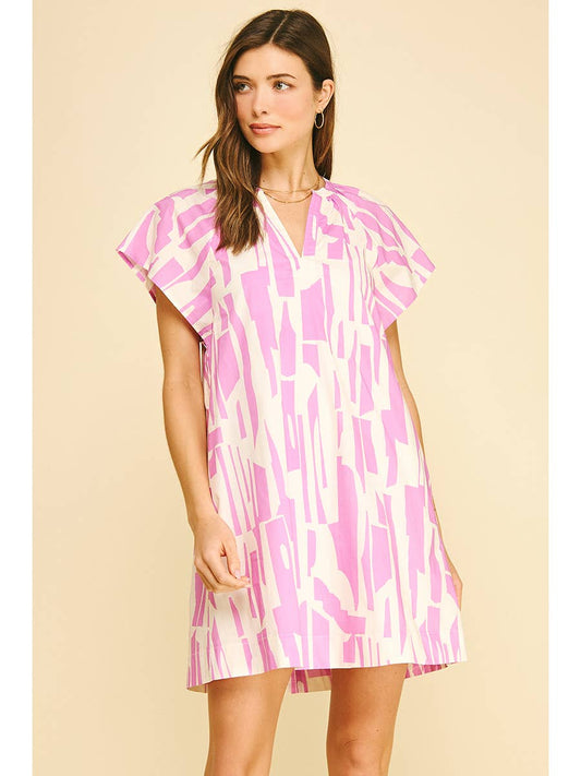 Stella Print Mini Tunic Dress