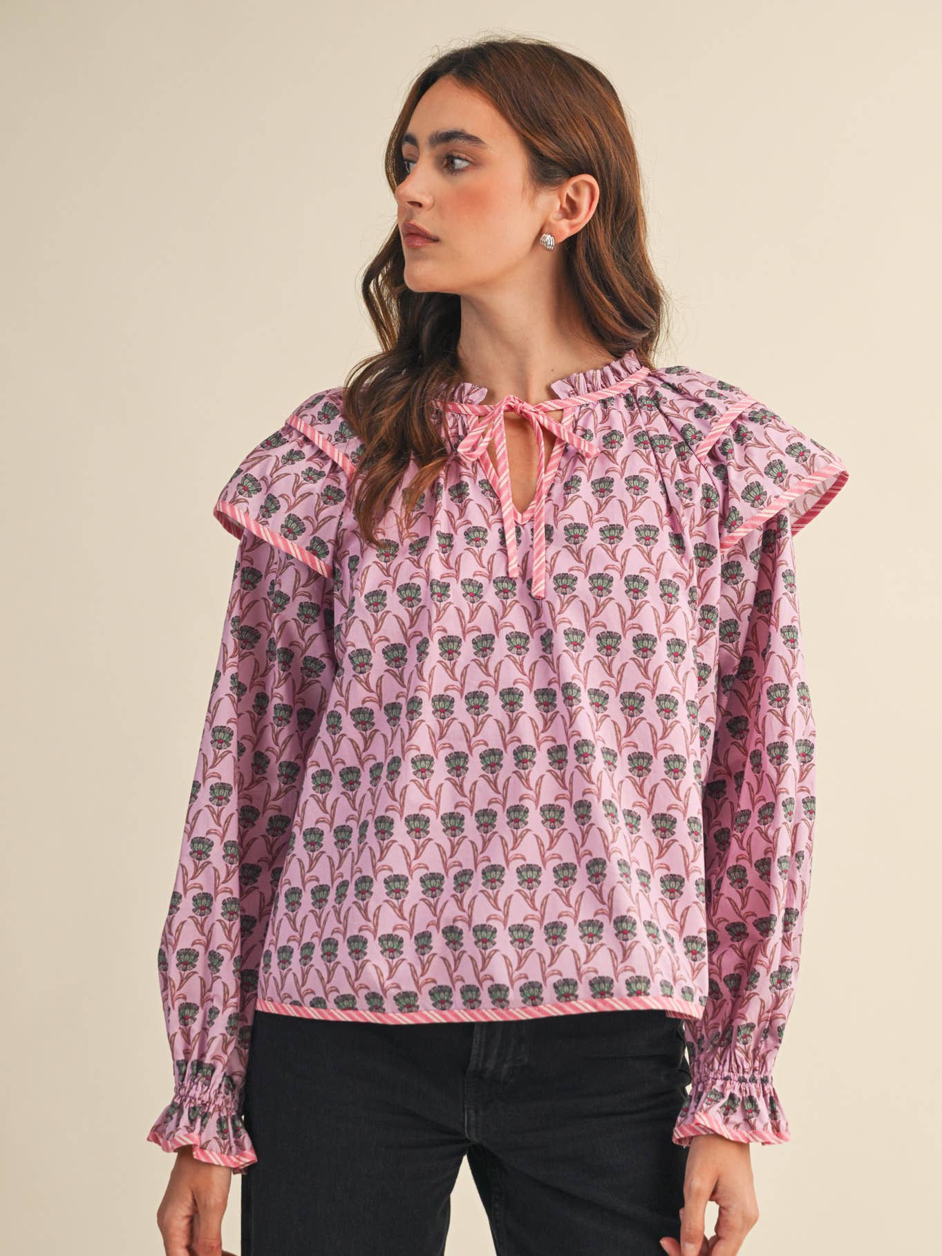 Jordan Top in Pink Floral