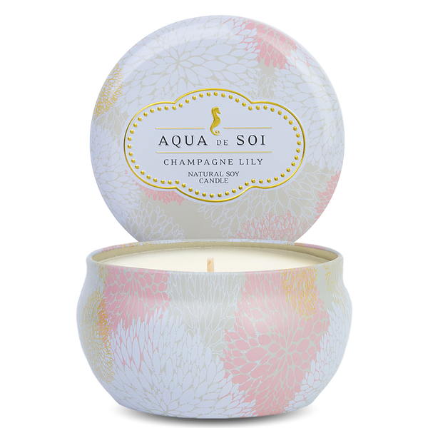 Champagne Lily 9oz Candle Tin