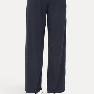 Callie Wide Leg Lounge Pants in Navy