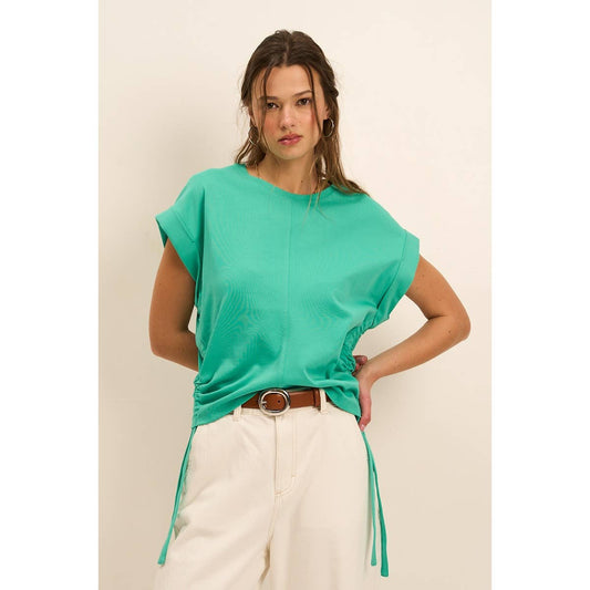 Griffin Top in Emerald Green