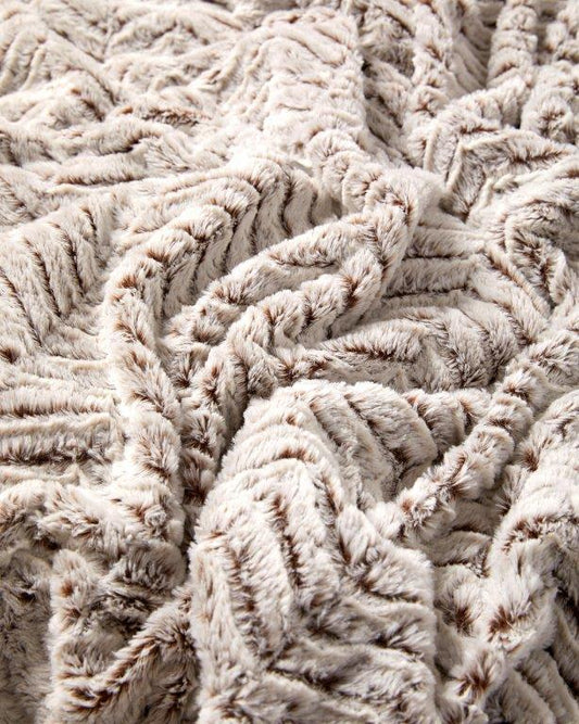 Duke Imports Chevron Cutwork Throw