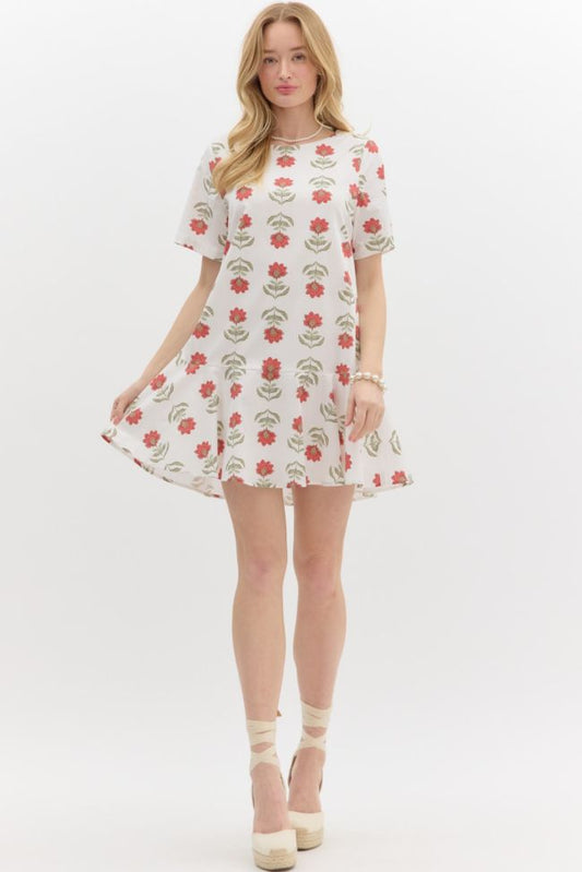 Morgan Dress in Off White