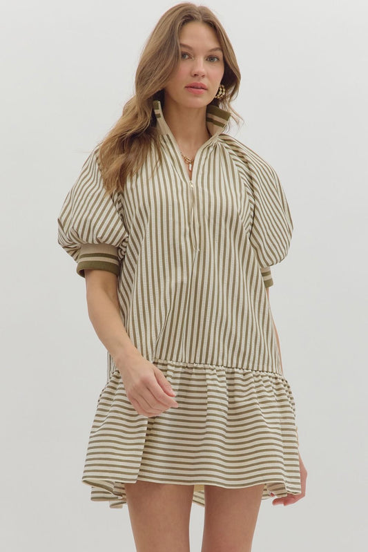 Whitney Dress in Olive