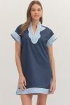 The Rilla Dress in Navy