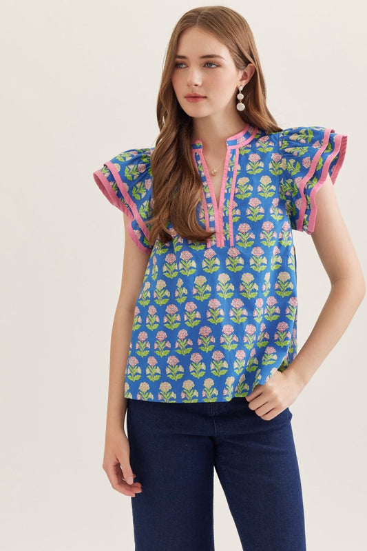 The Blue Willow Top