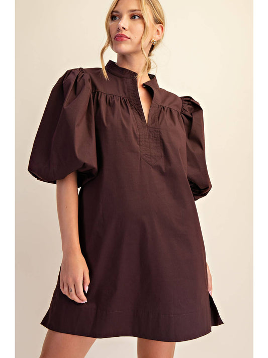 Mary Dress in Brown