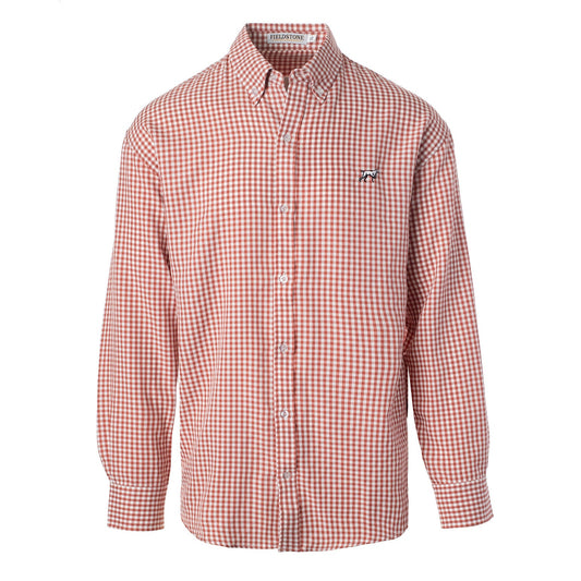 L/S Braxton Button-Down by Fieldstone - Maroon Check