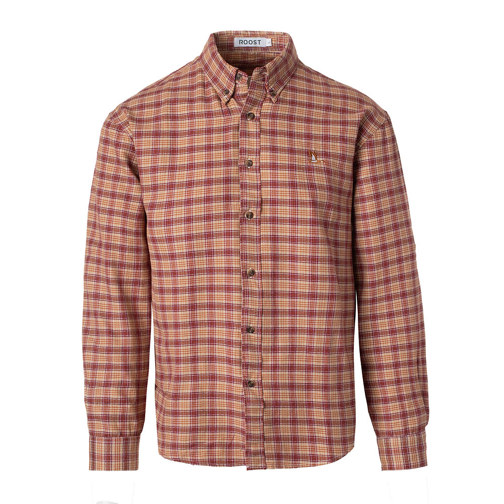 Roost Plaid Button Down in Red