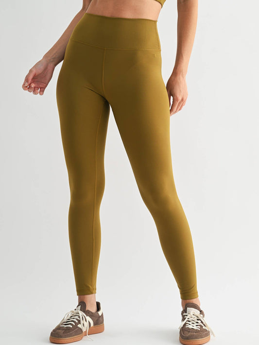 Hannah Leggings in Camo Green