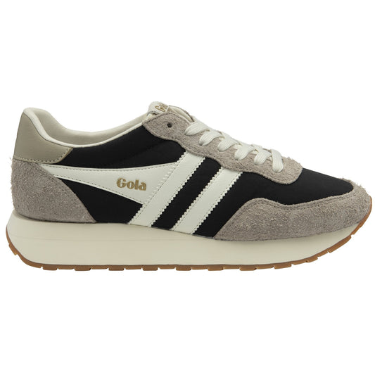 Gola Arizona Sneakers in Black and Feather Grey